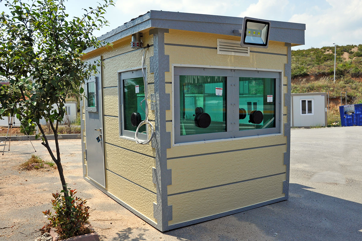 نمای کلی یک کانکس نگهبانی استاندارد