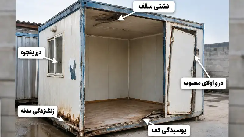 مشکلات کانکس دست دوم